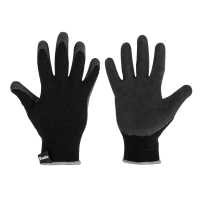 

 Rękawice ochronne TERMO GRIP BLACK lateks , rozmiar 9

