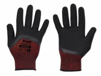 Rękawice ochronne FLASH GRIP RED FULL lateks, rozmiar 9