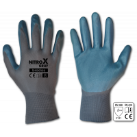 

 Rękawice ochronne NITROX GRAY nitryl, rozmiar 8

