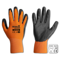 

 Rękawice ochronne NITROX ORANGE nitryl, rozmiar 9

